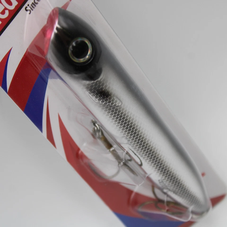 Señuelo de pesca Heddon Chug'n Spook Black Shiner X955602 Topwater nuevo en stock 4-7/8 pulgadas Foto 2 de 4