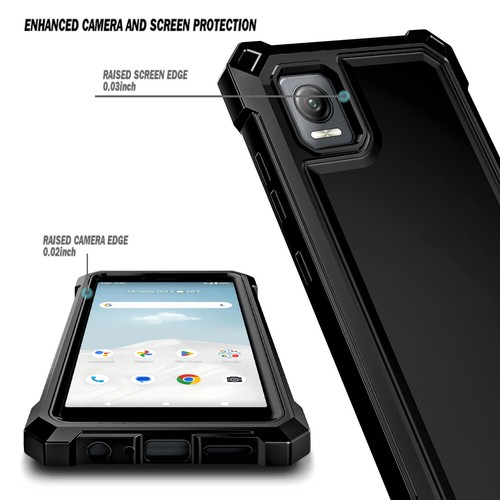 For AT&T Vista 2023 Case Full Body Phone Cover with Tempered Glass Protector - Picture 23 of 44