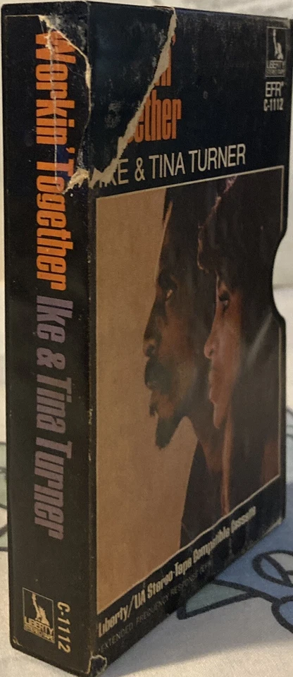 Ike & Tina Turner “Workin Together” Cassette Tape Plastic Slip Case Slipcase Foto 2 de 4