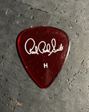 Paul Reed Smith PRS Guitar Pick Red Clear Gel Delrin Heavy (3 Pack) NEW