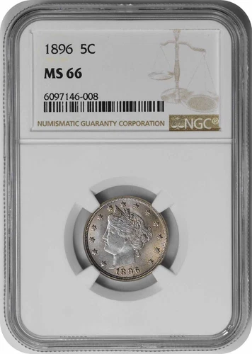 1896 Liberty Nickel MS66 NGC
