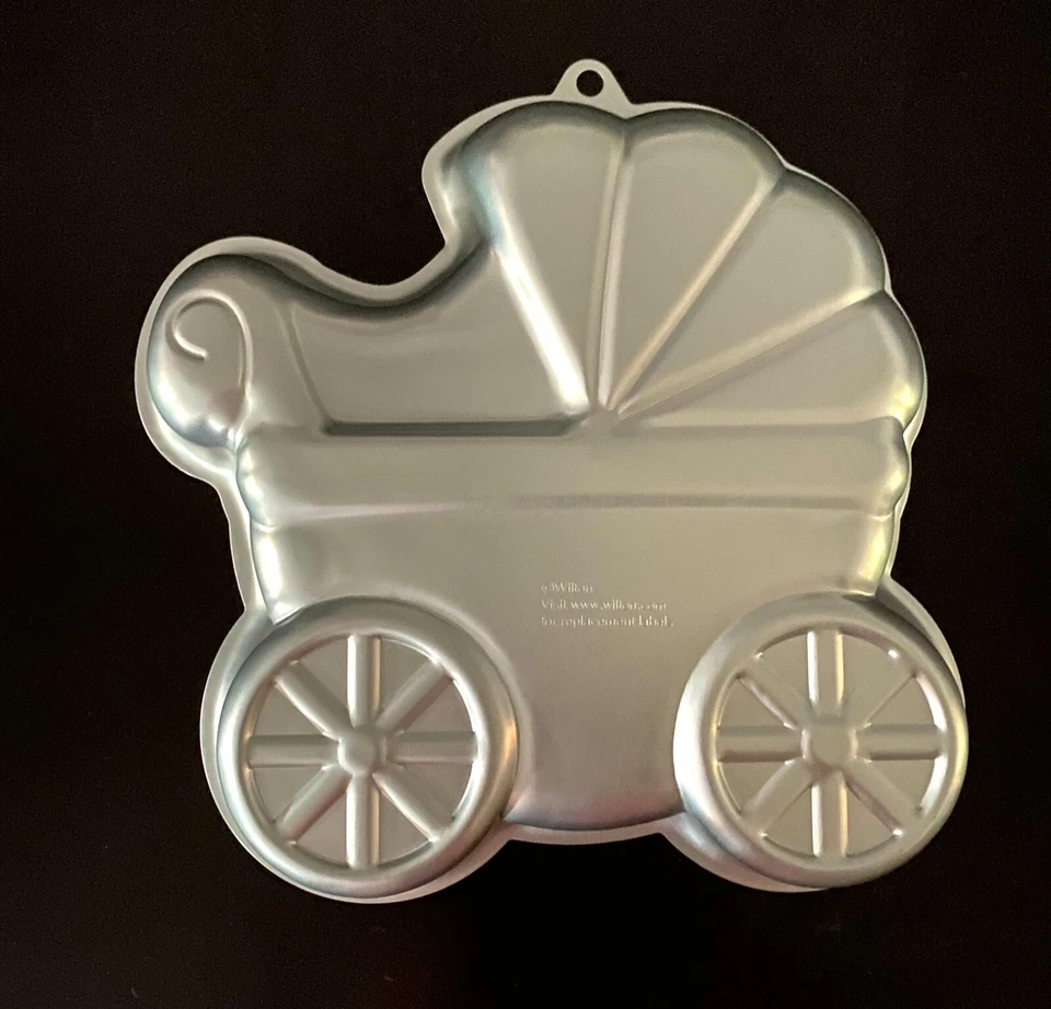 Kinderwagen Backform Wilton Baby Buggy Pan unbenutzt - Bild 2 von 2