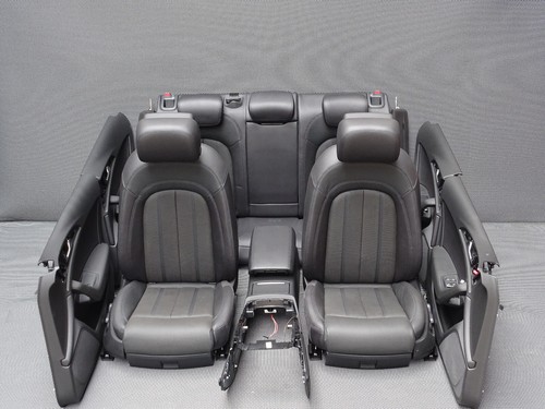Original Audi A6 4G Limousine Facelift Sitze Sitzausstattung Leder schwarz