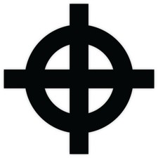 Celtic cross sticker decal 4" X 4"
