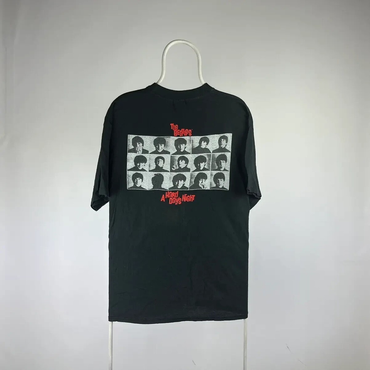 Vintage 1992 The Beatles A Hard Day's Night T-Shirt Black XL