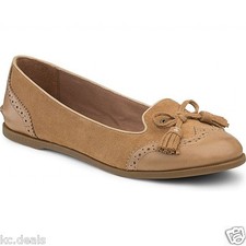 SPERRY TOP SIDER HARPER COGNAC WOMENS SMOKING SLIPPER SLIP ON SHOES MULTISIZE