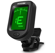Aodsk Clip-on Guitar Tuner for String Instrument, Digital Electronic