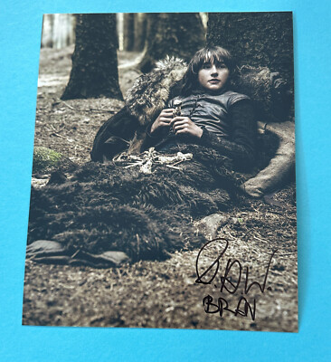 Isaac Hempstead Wright   -   Game of Thrones  -  signed, original Autogramm !!!