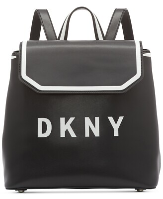 DKNY Backpack Jade Flap Backpack Black OR White | eBay display picture 3