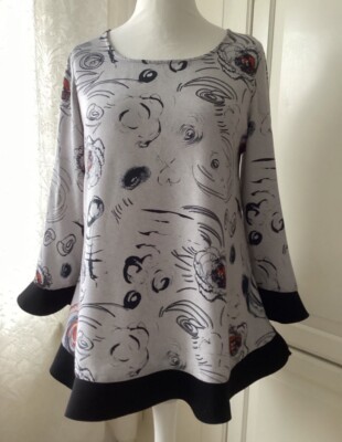 Elisa Cavaletti Shirt by Bottega M 38 40 Pullover NEUwertig Tunika Bluse Top
