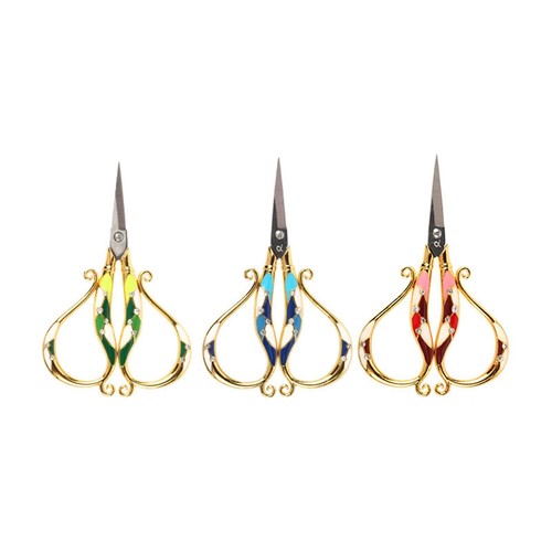 Oumefar Ciseaux De Triangle De Dentelle De Tissu, Ciseaux à