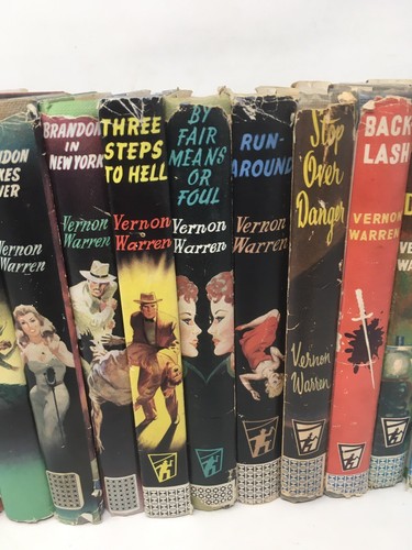 14 x Vernon Warren Mark Brandon Thriller HB Vintage Crime Fiction Job Lot Bundle - Picture 17 of 18