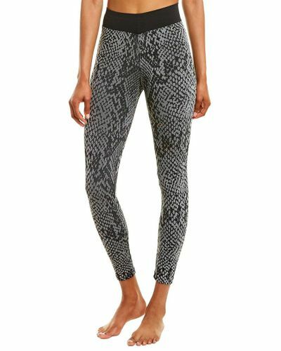 NUX Vesper Capri Leggings NWT L Silver 