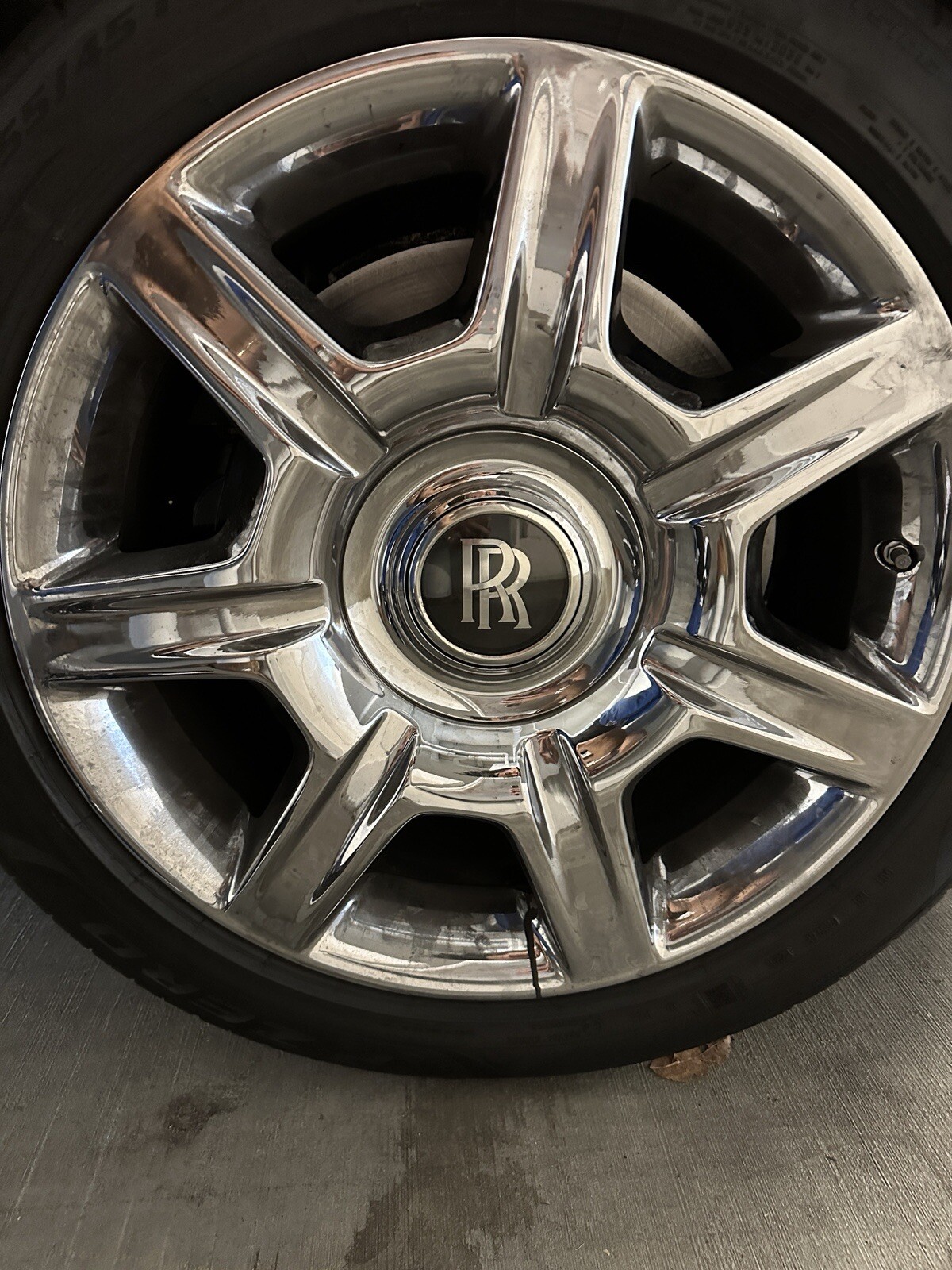 20" GOOD USED CHROMED ROLLS ROYCE GHOST OEM ORIGINAL FACTORY WHEELS RIMS & TIRES