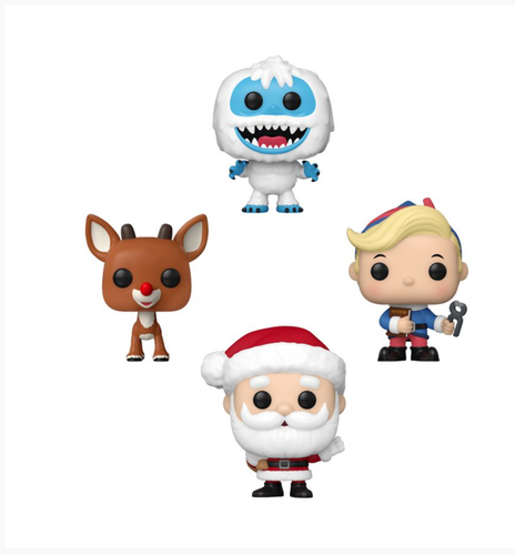 Funko Pocket Pop! Keychain 4-Pack: Rudolph - Tree Holiday Box