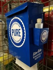PURE OIL 1950S GAS OIL STATION TOWEL BOX DISPENSER NEW