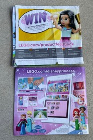 LEGO Disney Princess Elsas Sparkling Ice Castle Instruction Manuals 1 & 2 Only