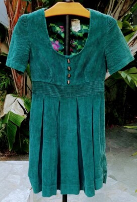 green emerald velvet dress Petal and Pup Women's Sullivan Puff Sleeve Maxi Dress