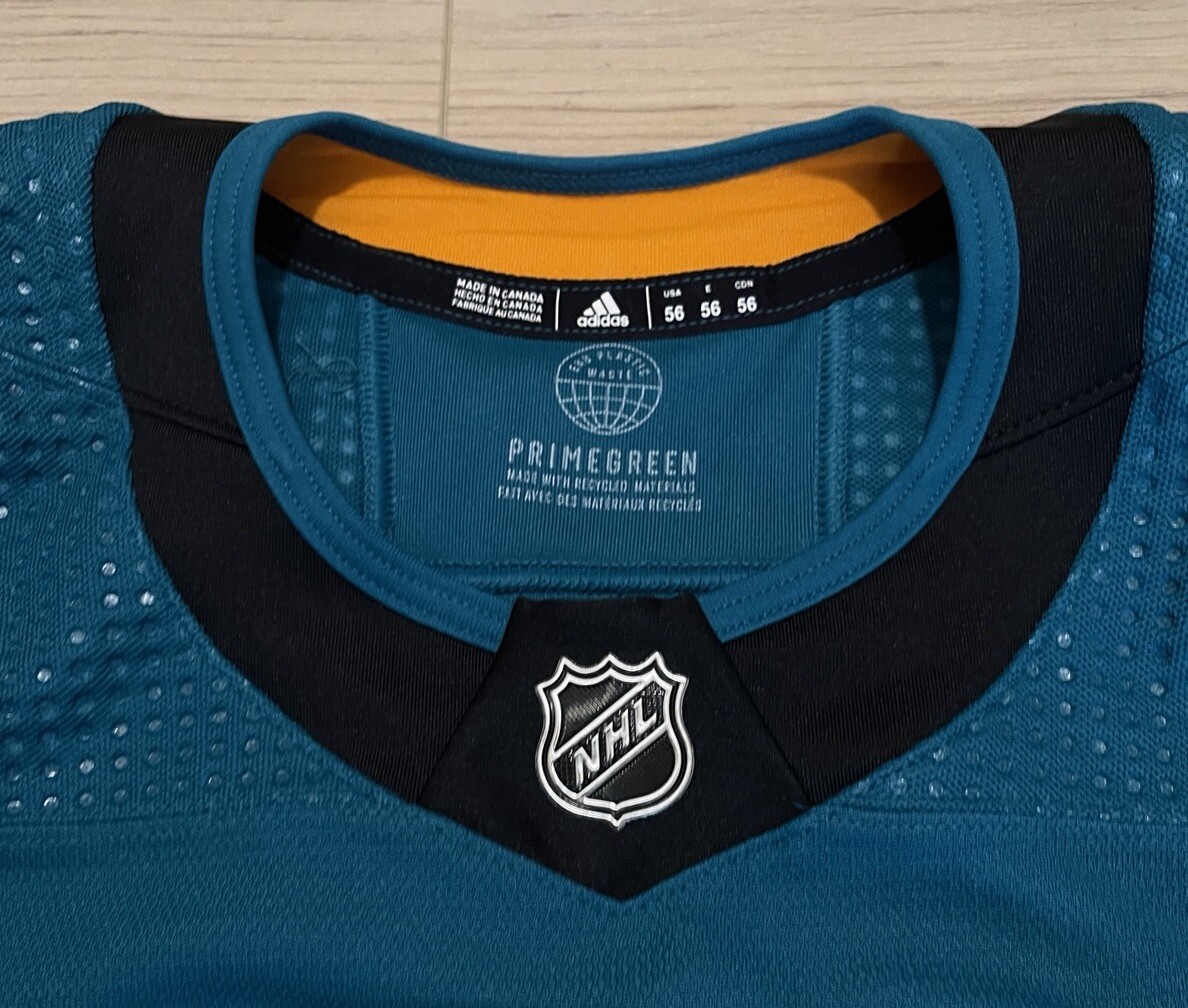 Adidas San Jose Sharks Primegreen Teal Team #19 Joe Thornton
