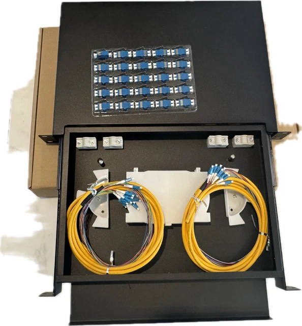 24 Port Fiber Patch Panel Full Solution LC SingleMode Duplex  -983495 - Image 2 of 2