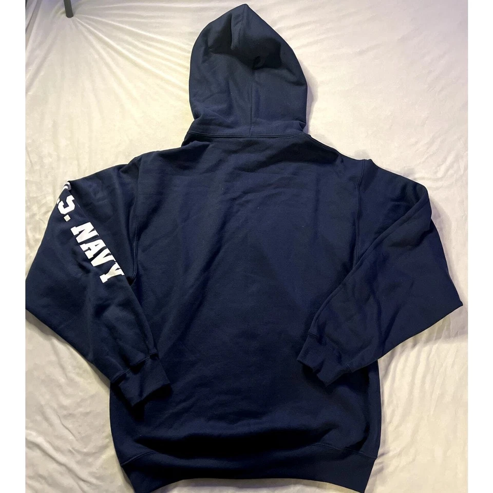 Chaqueta con Capucha Marina de los Estados Unidos Core Polar Talla Mediana Nueva con Etiquetas Estilo Militar Foto 2 de 4