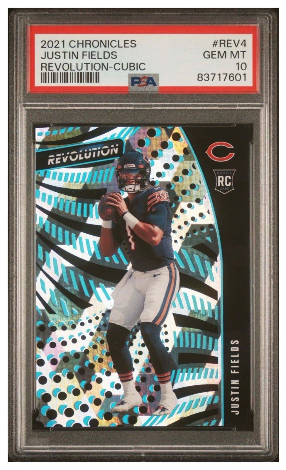 Justin Fields Panini Chronicles Revolution #REV4 Cubic