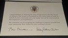 Eagle Scout Card and Envelope from The White House Bill and Hillary Clinton — photo 3