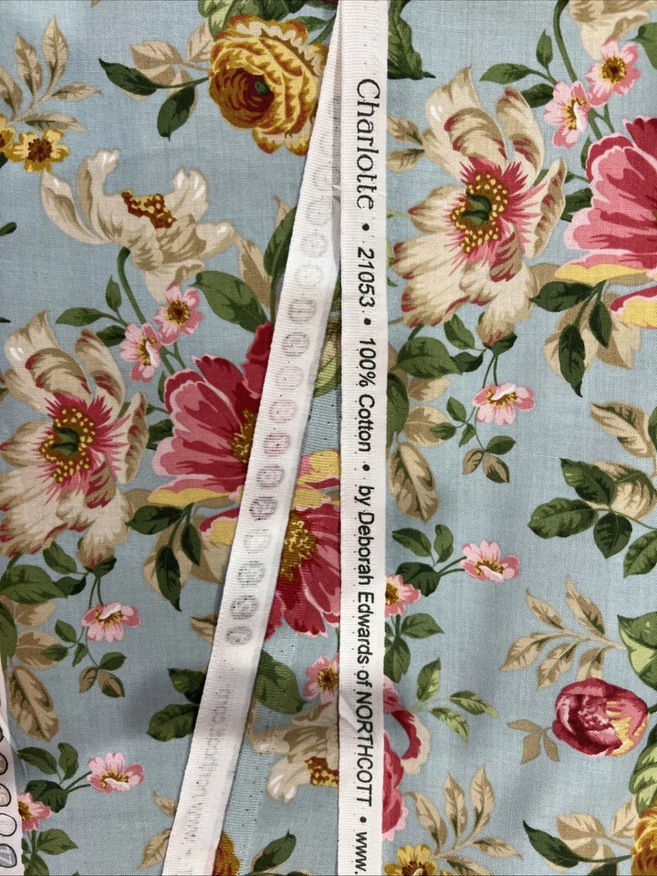 Charlotte 21053 100% 棉 Deborah Edwards Of Northcott 9 码连续码 — 第 2/4 张图片