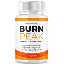 Burn Peak Capsules Weight Loss Pills Supplement Fat Burner Sexy Slim Body (60ct)