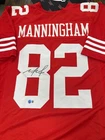 Mario Manningham Signed Jersey Autograph Auto Football Chiefs NFL Beckett BAS