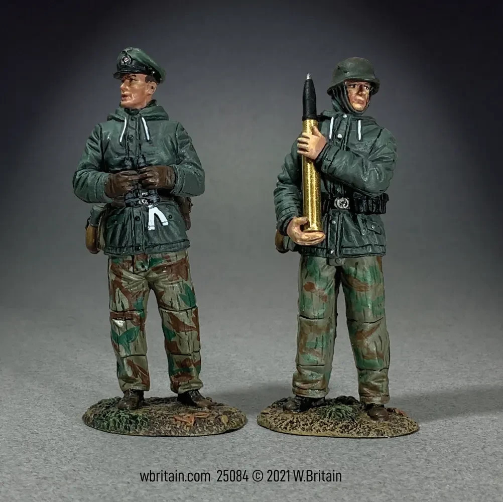 BRITAINS SOLDIERS 25084 - German 88mm Flak Commander And Handler