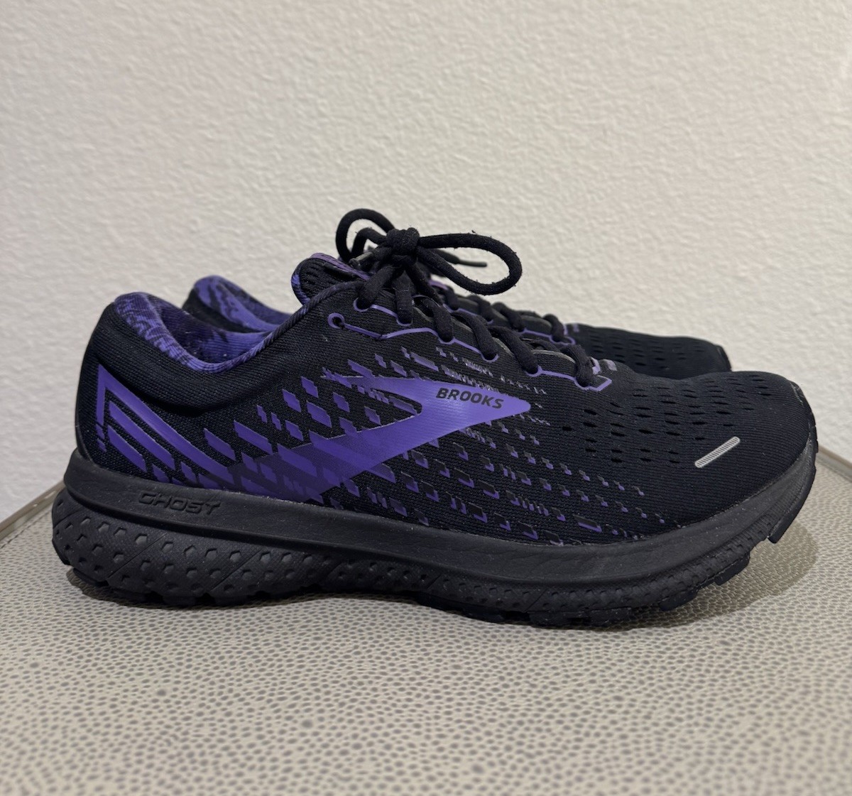 Brooks Ghost 13 Running Shoes Black Nightlife Mens Sz 13 Athletic Sneakers Walk Men main image 3