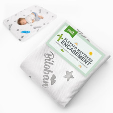 Pack and Play Mattress Protector Cover Zipper, Playard Mattress Encasement