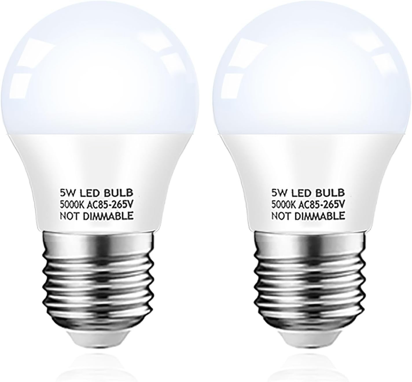 2 PACK Refrigerator Light Bulb LED 40W Waterproof Frigidaire Freezer Switch, NEW