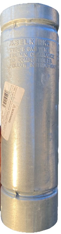 Selkirk Metalbestos 3RV-12 3-Inch X 12-Inch RV Gas Vent Round Pipe