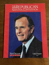 1988 RNC Republican National Convention Official Program - George H.W. Bush