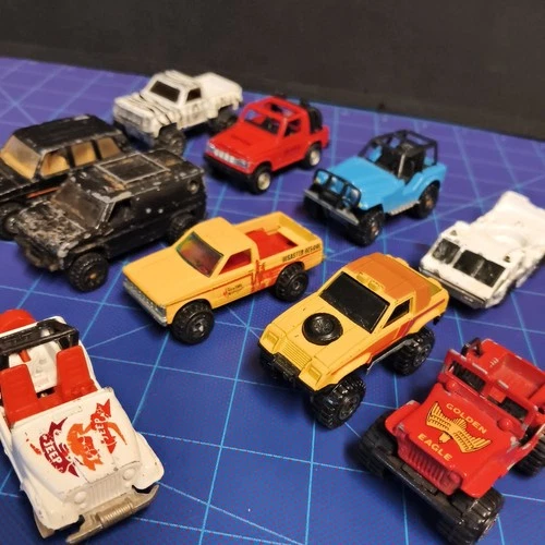 Vintage 1970s-80s Hot Wheels Matchbox Truck/Jeep 4x4 Lot Of 10