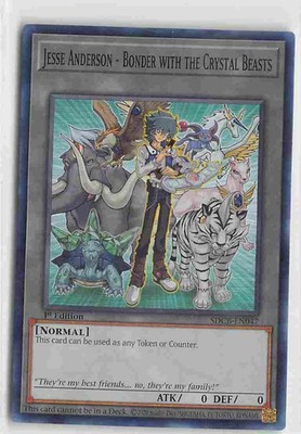 Structure Deck: Legend of the Crystal Beasts Super Rare SDCB-EN047 Jesse Anderso