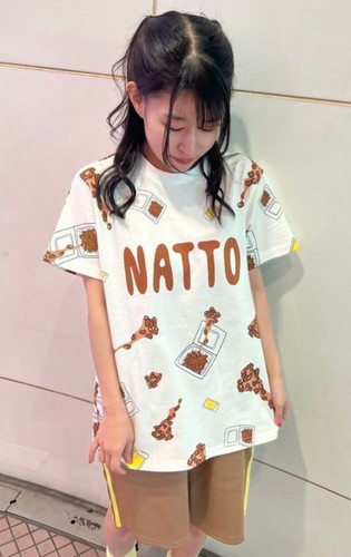 Punyus “Natto” AOP Unisex T Shirt (M) Sleepwear Casual Japan Import RARE