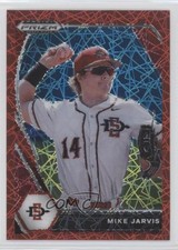 2021 Panini Prizm Draft Picks Red Velocity Prizm Mike Jarvis #PDP163 0p0