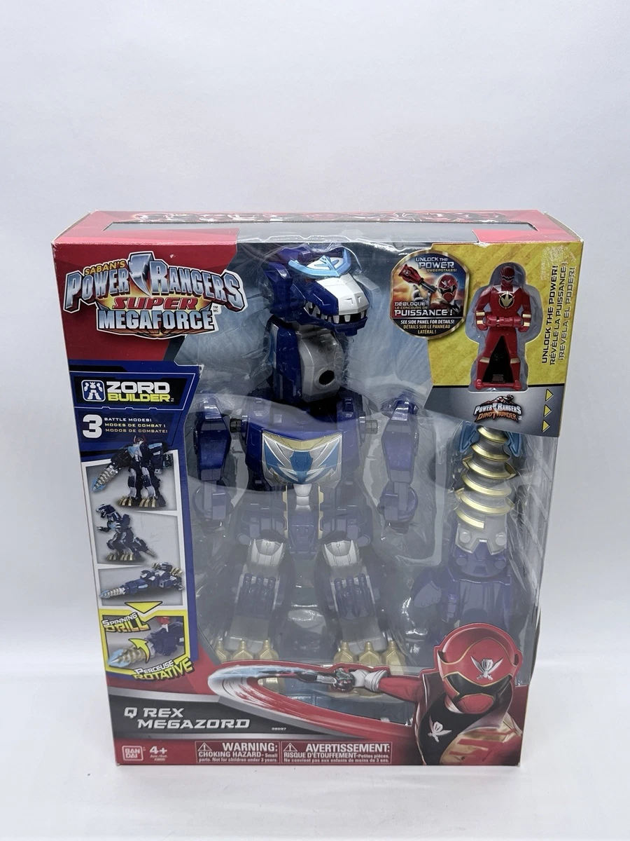 Power Rangers Time Force Deluxe as is Quantasaurus Rex Megazord Q-Rex