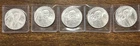 Five 5 Ounces Silver Coins Lot One Troy Oz .999 Fine Bullion AG Trump Art 2020