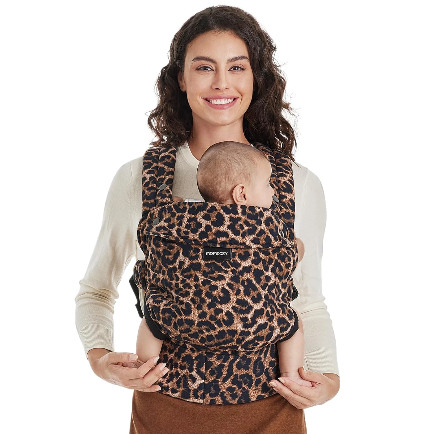 Momcozy Baby Carrier - Ergonomic, Cozy and Lightweight Carrier for 7-45Lbs, Effo