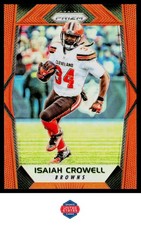 2017 Panini Prizm #99 Isaiah Crowell Prizm Orange #/275