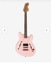 Fender Tom Delonge Starcaster Guitar In Shell Pink $1,259.99 retail NIB