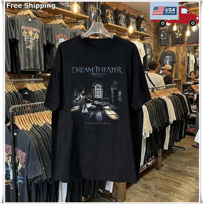 Dream Theater - Parasomnia Album Cover Unisex Black T-shirt, Size S-5XL