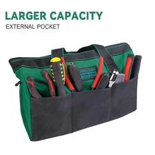 NEW  13" Tool Bag Oxford Heavy Duty Electrician Woodworking Storage Tote