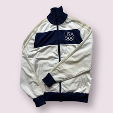 Vintage Men’s Adidas 2004 Olympics Full Zip Track Jacket Sz L Athens Team USA