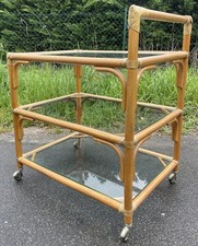 Table Bar Roulante Bambou