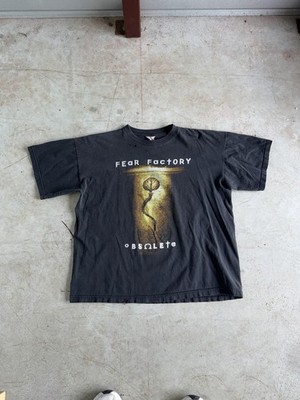 Vintage 1990 s Fear Factory Obsolete T Shirt  Size XL